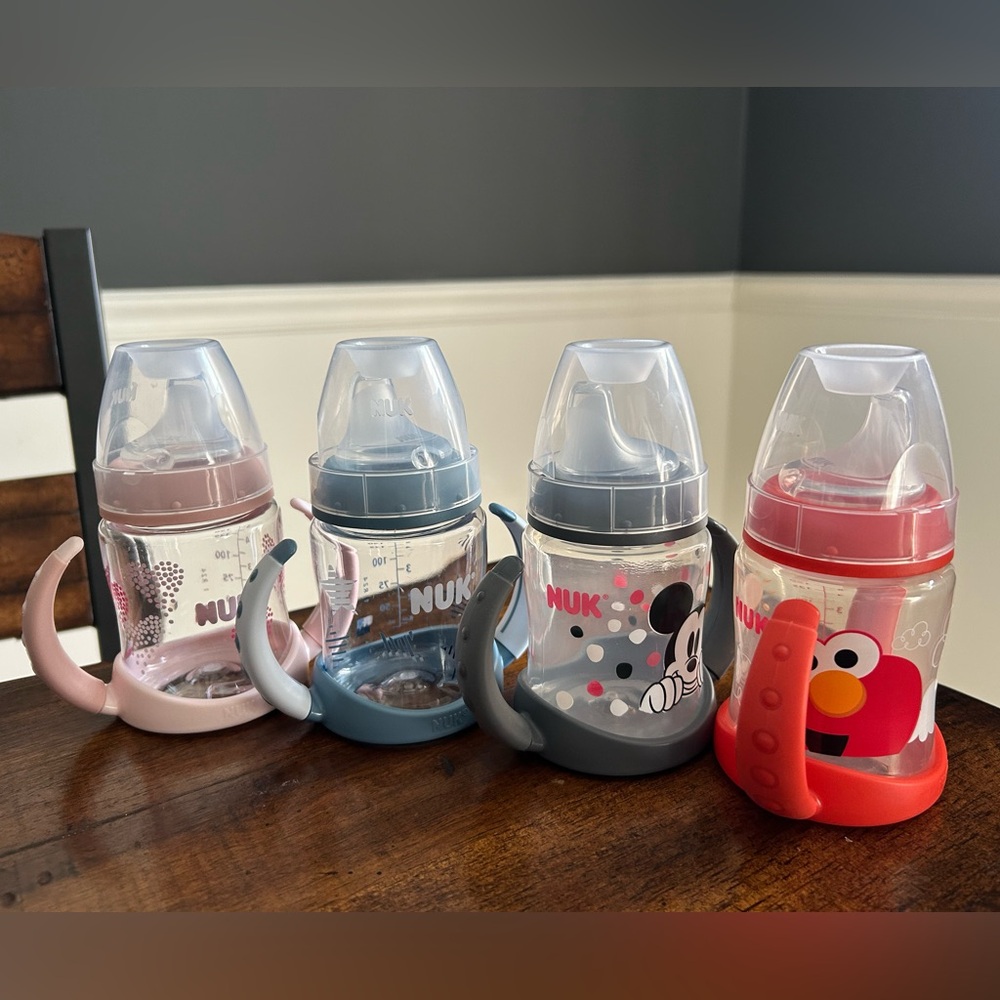 Lot of 4 NUK Learner Cups